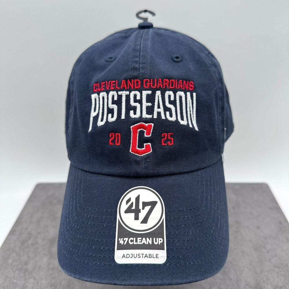 '47 Brand Cleveland Guardians‎ 2025 MLB Postseason Clean Up Adjustable Hat, OSFM